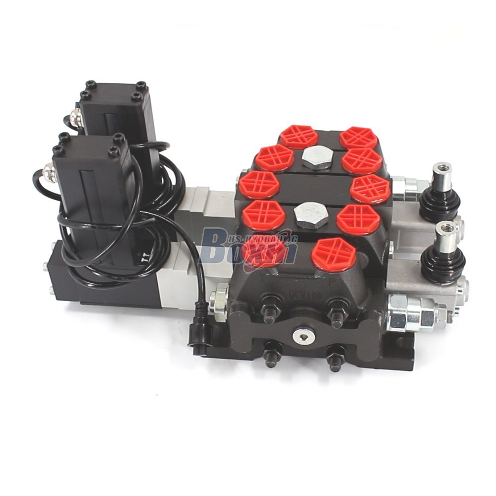 DCV100 Electric Motor 2 Spool Sectional Directional Valve main image